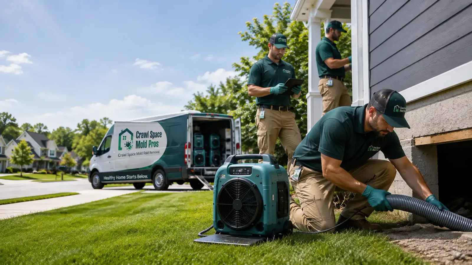 Crawl Space Mold Removal in Neffs, OH